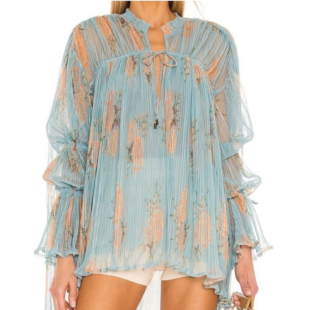 Free People Dahlia Tunic in Dark Combo size M